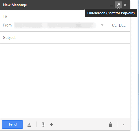 kiwi for gmail compose button
