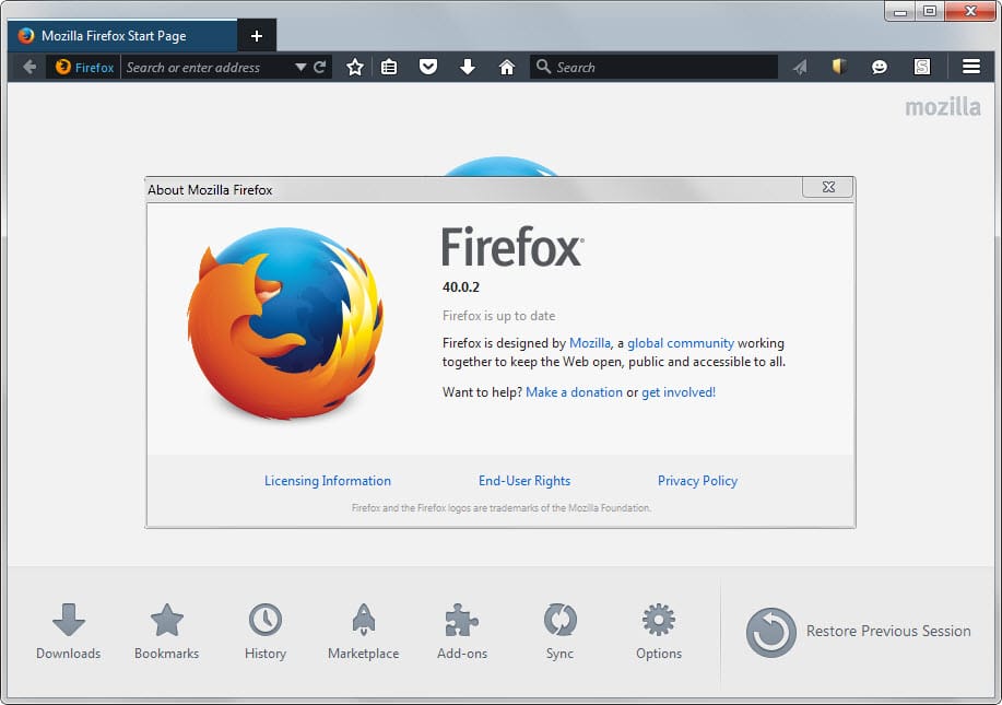 mozilla firefox update win 7