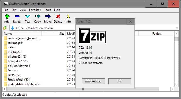 7 zip rar files