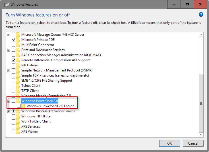 Windows process list. POWERSHELL 2.0. Uninstall Windows process activation service. Windows Multipoint Server. _Win.off.