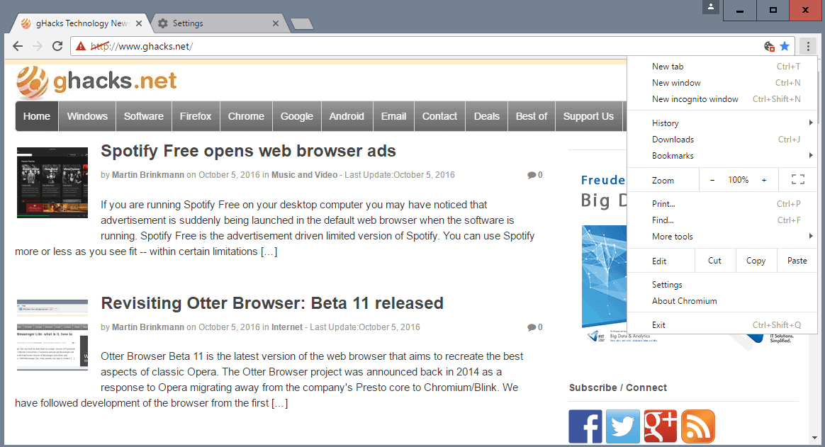 ungoogled chromium browser download