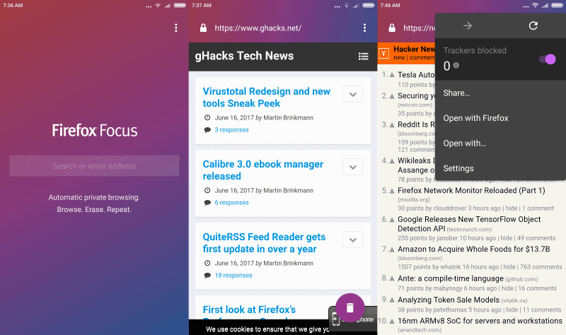 firefox focus android