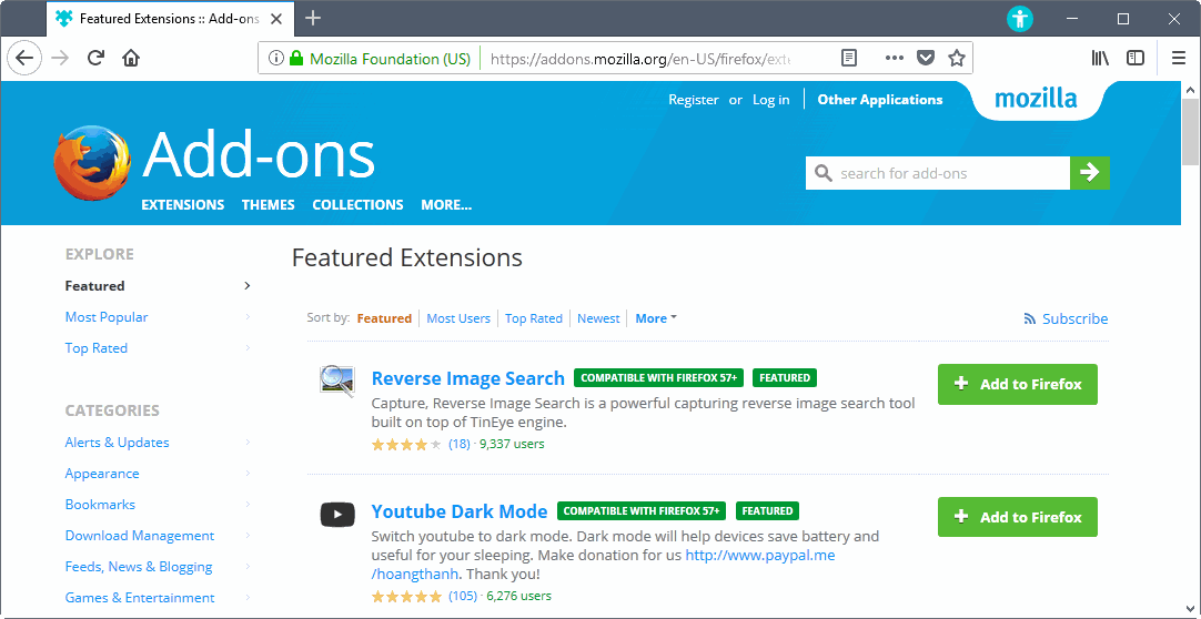 Extension Source Viewer for Firefox - gHacks Tech News