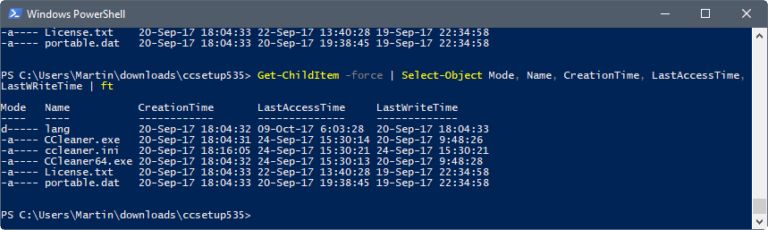 powershell find file by name