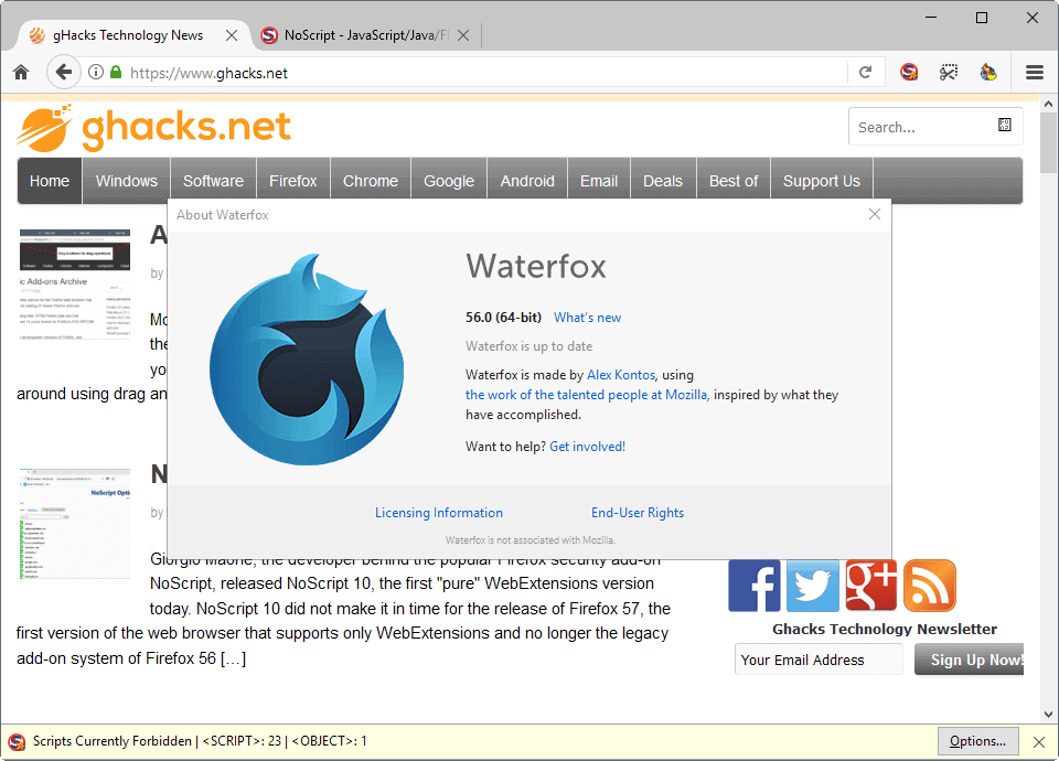 waterfox android