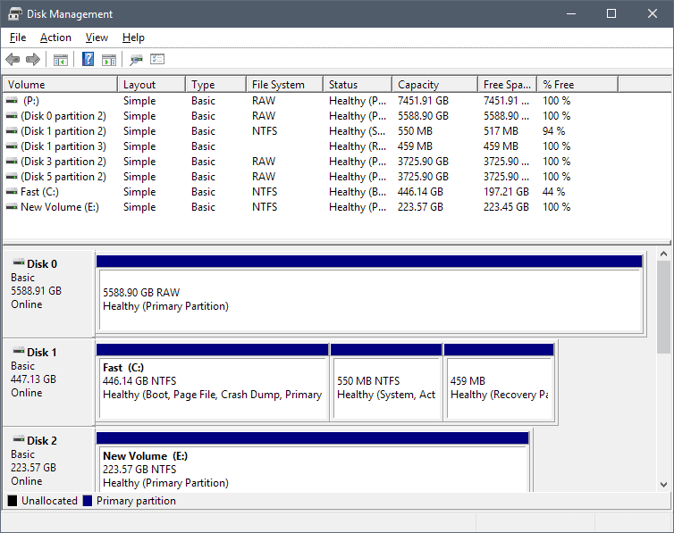 windows disk utility