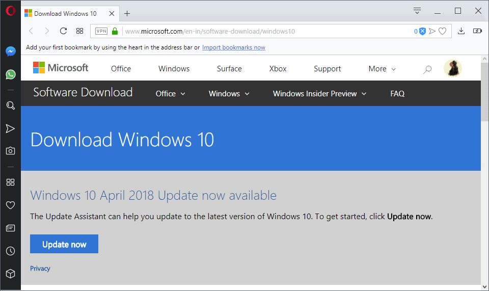 windows 10 april update download