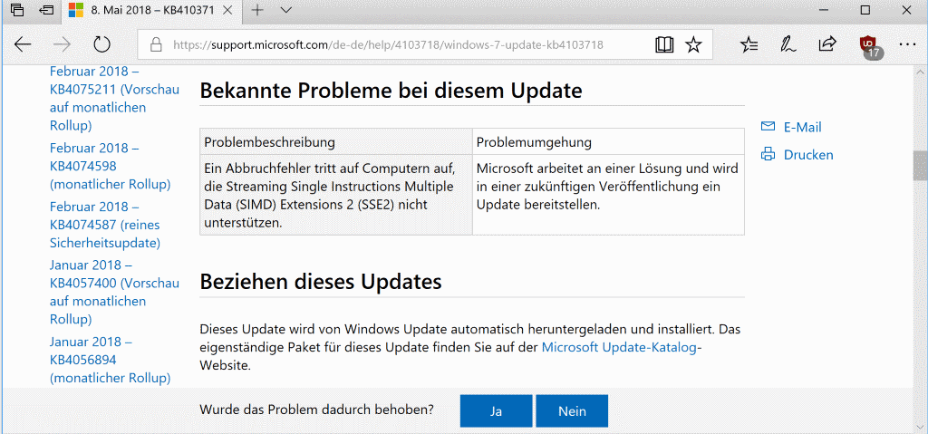 Why you should always read Microsoft's English update ...