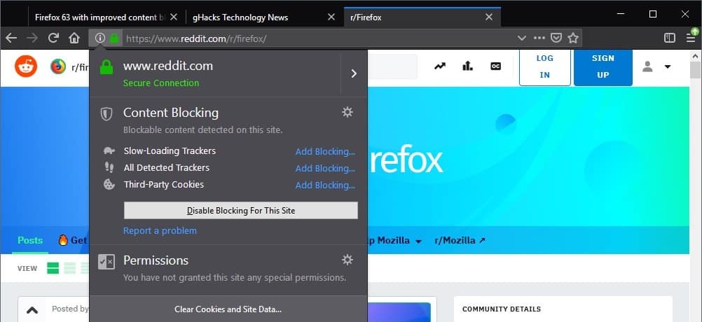 firefox content blocking